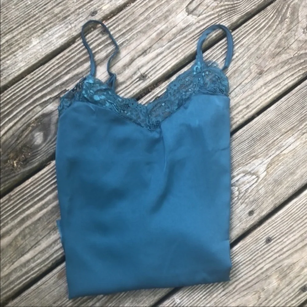 2 piece cami set plus size green